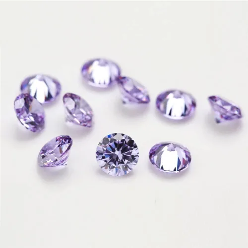 Miniatura 5 de Piedras Redondas Sueltas de Circonia Cúbica 5A Mezcla de 15 Colores Piedra CZ Gema Sintética para Fabricación de Joyería