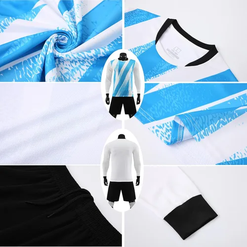 Miniatura 4 de Jersey de portero de fútbol personalizado para jóvenes y adultos, conjunto de uniforme de portero para hombres y mujeres