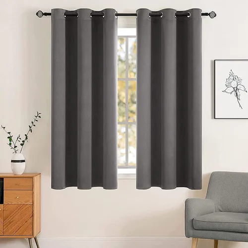 Miniatura 119 de MIULEE Cortinas opacas para dormitorio o sala de estar, juego de 2 paneles de cortina para ventana con aislamiento térmico y bloqueo de luz