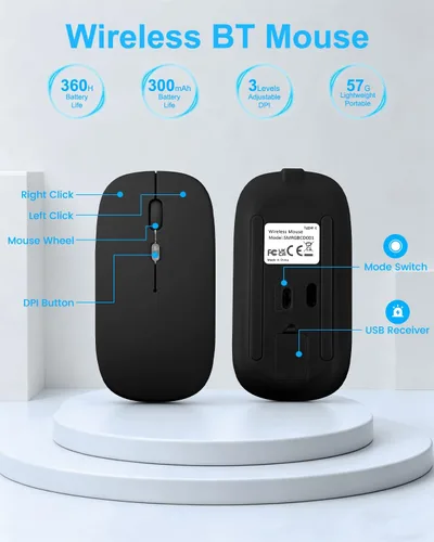 Miniatura 6 de Funda EAMPANG con teclado ratón para Samsung Galaxy Tab A9 Plus de 11 pulgadas (SM-X210/X215/X216/X218), teclado magnético desmontable USB-C