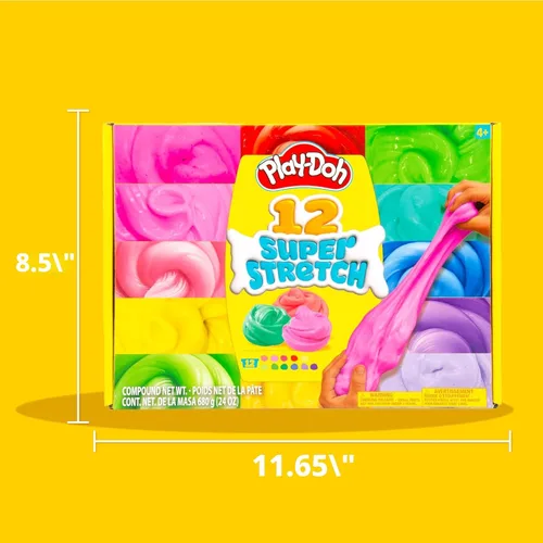 Miniatura 7 de Play-Doh Juego variado de 12 unidades de Playdoh súper elástico, regalos para niños, juguetes populares, recuerdos de fiesta para edades de 8 a 12