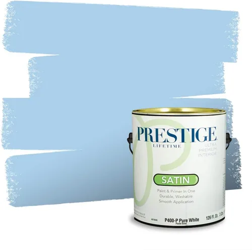 Miniatura 860 de Pintura Exterior + imprimación PRESTIGE, todo-en-uno, 1 galón, acabado mate, color comparable al Valspar* Royal Gray* VS151-Gris real