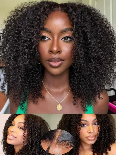 Miniatura 21 de Pelucas de cabello humano Bob de Beauty Forever, rubia con raíces marrones, parte lateral, corte recto, 7x5 encaje HD, adiós a los nudos, peluca Bob