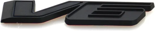 Miniatura 5 de 1 calcomanía de repuesto para placa de identificación de emblema V6 3D para Canyon Colorado 17-20 (rojo negro)