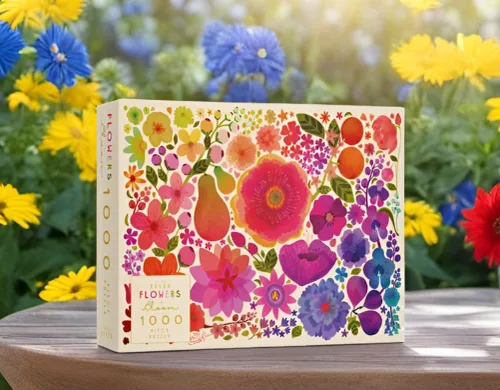 Miniatura 6 de Elena Essex Rompecabezas de 1000 piezas para adultos – Flores en flor Rompecabezas para adultos de 1000 piezas Colorido rompecabezas floral