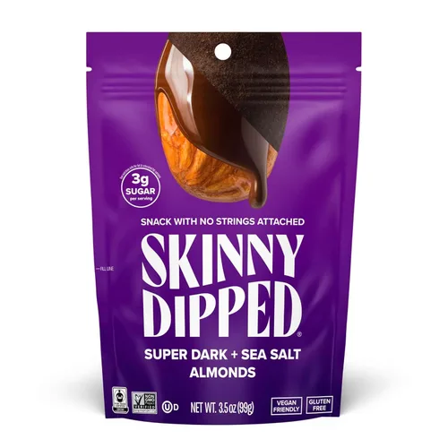 Miniatura 14 de SkinnyDipped Lemon Bliss - Almendras cubiertas de yogur, aperitivo saludable, proteínas vegetales, sin gluten, 0.46 onzas (paquete de 24)