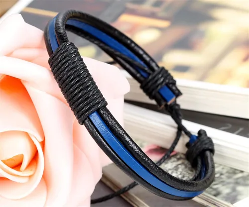 Miniatura 5 de Pulsera de cuerda trenzada hecha a mano para hombre y mujer, estilo vintage, para cumpleaños, Navidad