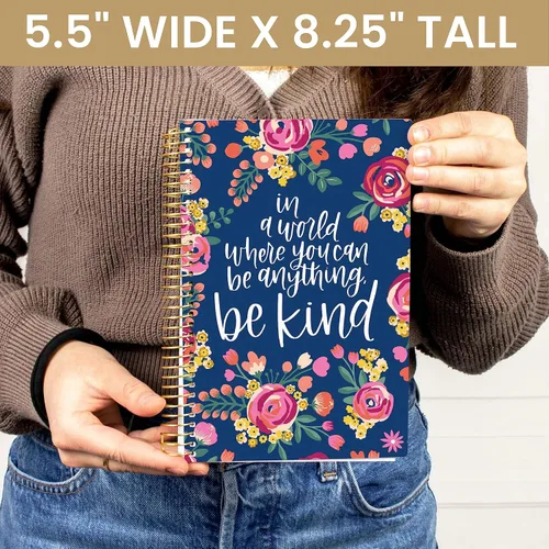Miniatura 6 de Bloom Daily Planners - Planificador de calendario semanal y mensual sin fecha – Cuaderno de lista de tareas para comenzar en cualquier momento