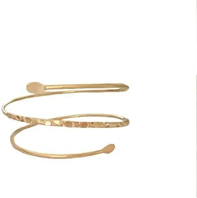 Miniatura 2 de Caiyao - Pulsera de moda para el brazo superior, brazalete de bobina, pulsera de hoja de remolino simple