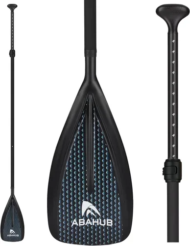Miniatura 11 de Abahub SUP Paddles - 3 piezas ajustables de pie remo ligero para paddleboard, aleación de aluminio recubierto de poliuretano eje 68 a 84 pulgadas
