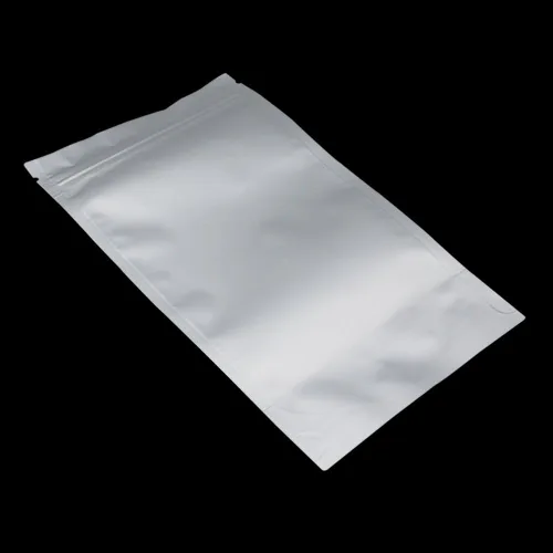 Miniatura 6 de FERENLI 50 piezas de papel de aluminio puro plateado de 7.1 x 10.2 pulgadas para bolsas de Mylar con cremallera, bloqueo de almacenamiento