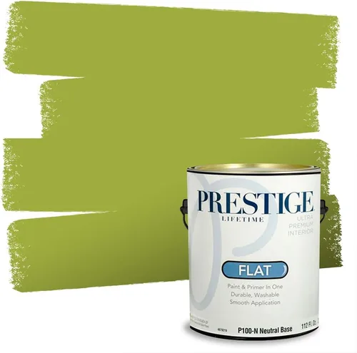 Miniatura 25 de PRESTIGE Pinturas Pintura interior e imprimación en uno, 1 galón, cáscara de huevo, aventura