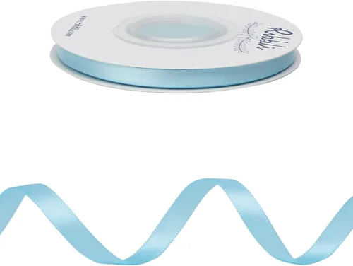 Miniatura 497 de Ribbli - Cinta de satén de doble cara dorada, 1/2 pulgada x 25 yardas, uso para ramo de lazos de manualidades, envoltura de regalos, decoración
