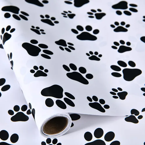 Miniatura 11 de Sikiweiter Papel de Regalo para Baby Shower – 17 pulgadas x 16.4 pies – Rollo de Papel de Regalo con Oso de Peluche para Regalos de Baby Shower