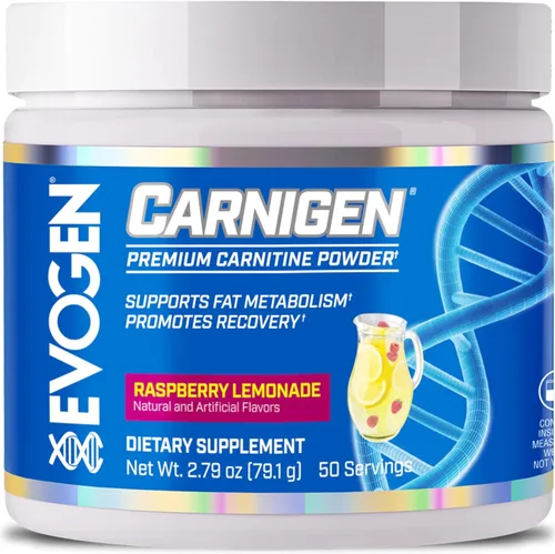 Miniatura 9 de Evogen Carnigen Plus Caffeine - Polvo de carnitina premium Apoya el metabolismo de las grasas y promueve la recuperación Matriz de suplemento