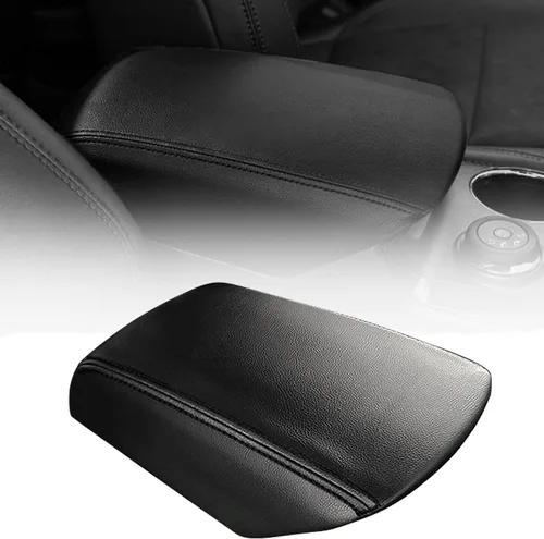 Funda para consola central, para Ford Explorer 2012-2019, accesorios impermeables, de microfibra, de cuero, caja de reposabrazos, funda protectora,