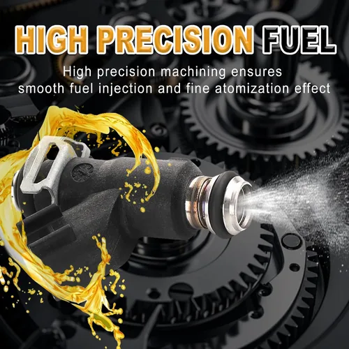 Miniatura 3 de Chikia Inyector de combustible Hisun 700 con pernos de repuesto para Hisun UTV ATV 700 750 Massimo MSU 700, Axis 700, YS700, Cub cadet, Coleman