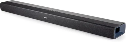 Denon Barra de sonido DHT-S218 para Smart TV (Negro), 2.1 canales, audio 3D con Dolby Atmos, 2 subwoofers integrados, doble rango medio y tweeters,