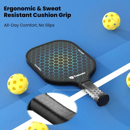 Miniatura 4 de Toovem Carbon Fiber Pickleball Paddles – Lightweight 2-Pack T300 Or 1 PC T700 Pickleball Paddle Carbon Fiber Racket, Pickle Ball Paddles Gifts with