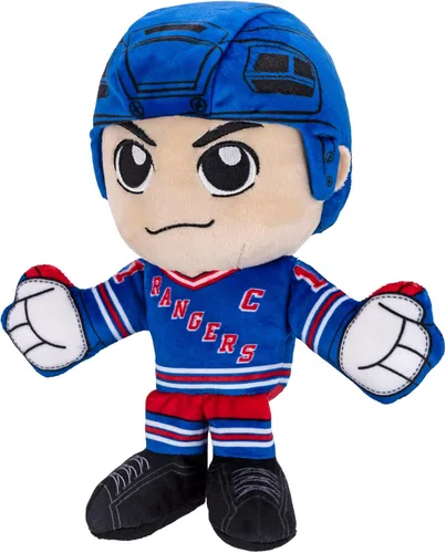 Miniatura 5 de Bleacher Creatures New York Rangers Mark Messier - Peluche de 8 pulgadas de la NHL Kuricha sentado – Leyenda de la NHL inspirada en Chibi suave Los