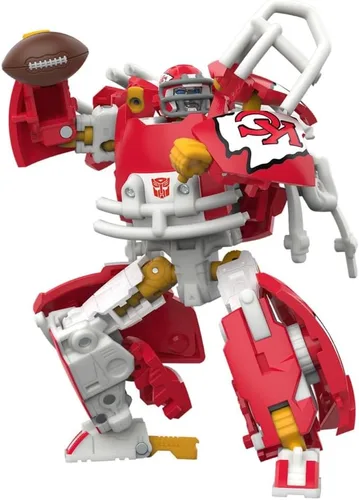 Miniatura 9 de Transformers NFL Dallas Cowboys Starblitz - Figura de acción de 5.5 pulgadas que cambia de robot a casco, juguetes de fútbol para mayores de 8 años