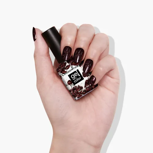 Miniatura 2 de LONDONTOWN Esmalte de uñas de gel UV/LED, de larga duración, resistente al astillado, color de alto brillo, marrón beige natural brillante, 0.4 fl