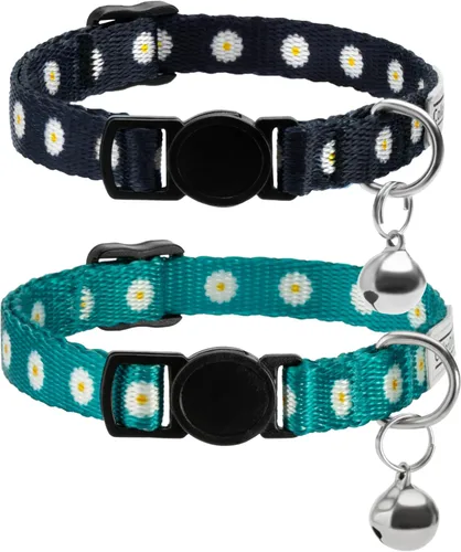 Miniatura 12 de CollarDirect Cat Collar Breakaway with Removable Bell Set of 2 PCS Azteca y étnica