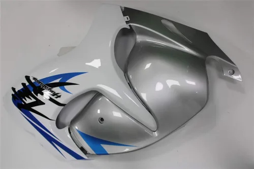 Miniatura 5 de Carenado completo de plástico blanco plateado apto para Suzuki 2008-2019 GSXR 1300 Hayabusa Gen2 inyección ABS Carrocería nuevo mercado