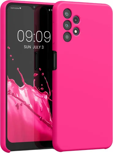 Miniatura 87 de kwmobile Funda Compatible con Samsung Galaxy A14 5G - Funda de teléfono de TPU y silicona con acabado suave - Verde Lima
