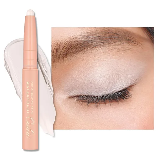 Miniatura 24 de Oulac Twist-Up Sombra de Ojos Brillante en Barra – Maquillaje de Ojos Vegano y Libre de Crueldad con Textura Cremoso y Mezclable, Resistente al 01