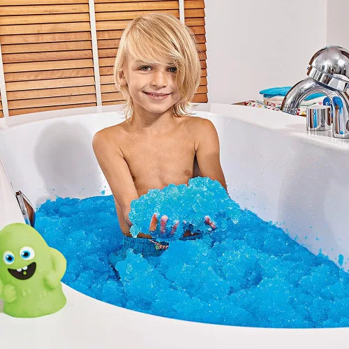 Miniatura 2 de 3 x Paquete de Gelli Baff de Zimpli Kids, Azul, Rojo y Verde, ¡Convierte el agua en sustancia colorida! Juguete sensorial y de baño para niños