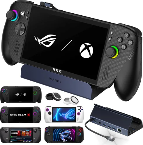 Miniatura 10 de iVANKY Base de cubierta de vapor 4K @144Hz, estación de acoplamiento 8 en 1 para ASUS ROG Ally X/Legion Go/MSI Claw, ROG Alloy/Valve Stream Deck