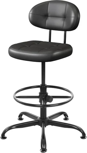 Miniatura 14 de Misolant Silla de Dibujo, Silla de Oficina Alta sin Brazos con Anillo Reposapiés para Escritorio de Pie, Pequeña Silla Ejecutiva de Computadora