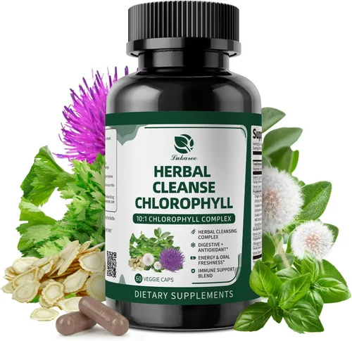 Miniatura 9 de Lukaree Chlorophyll - Gotas líquidas y cápsulas combinadas, soporte de doble acción para limpieza, energía y frescura oral, apoyo inmunológico