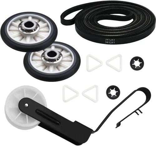 AMI PARTS 4392065 Kit de reparación de secadora para Whirl-pool Ken-more may-tag ama-na piezas de secadora Incluye correa de accionamiento de tambor