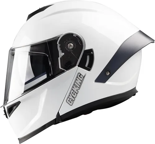 Miniatura 18 de Modular Motorcycle Helmet, Flip Up Full Face Helmet with Dual Visor & Smoked Sunshield, DOT Approved Street Bike Helmet for Men & Women, Quick