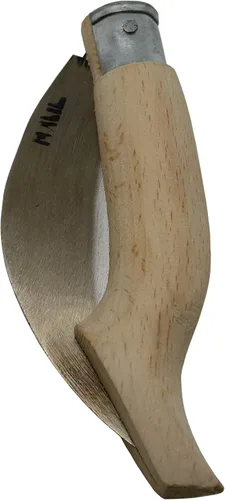Miniatura 2 de Hoz de jardín plegable de 12 pulgadas - Herramienta manual para desbrozadora manual de hierba con acero dentado para mantenimiento de césped y jardín