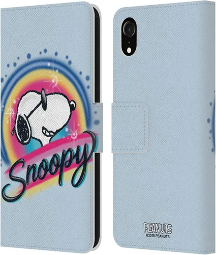 Miniatura 125 de Head Case Designs Funda de piel con licencia oficial de Peanuts Beach Surf Snoopy Boardwalk Airbrush compatible con Apple iPhone 11