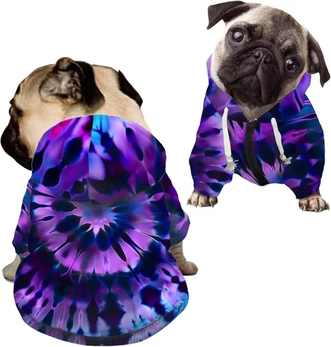 Miniatura 39 de Howilath Disfraz de Halloween de hueso de perro, sudadera con capucha de esqueleto para perro, ropa para mascotas, ropa con cremallera de calavera