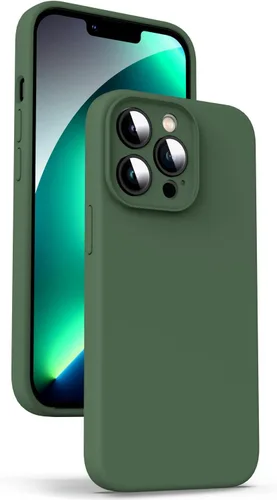 Miniatura 58 de Supdeal Funda de silicona líquida para iPhone 12 Pro Max, [protección de cámara] [antihuellas dactilares] [carga inalámbrica] Funda protectora de 4