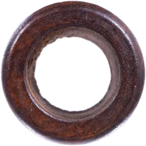 Miniatura 2 de Paracord Planet Paquete de 5 cuentas cilíndricas de madera oscura de 1 1/8 pulgadas