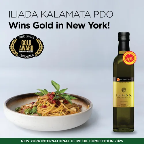 Miniatura 7 de Iliada Kalamata DOP Aceite de oliva virgen extra, 16.9 fl oz Multi-premiado Región única 100% griega Koroneiki monovarietal Prensa en frío