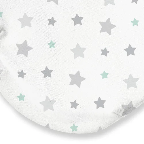 Miniatura 2 de SwaddleMe - Manta original orgánica, talla S/M, de 0 a 3 meses, paquete de 2 (cielos estrellados)