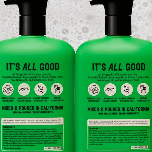 Miniatura 10 de California Naturals - Juego de shampoo y acondicionador para cabello seco y dañado, cuidado capilar para mujeres y hombres, natural, vegano, sin