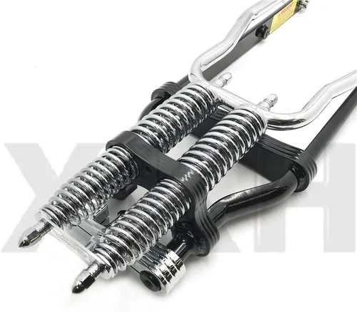 Miniatura 8 de SMT- Springer Front End -4" Bajo Negro Compatible con H-D Sportster bobber chopper [B07M95VTTF]