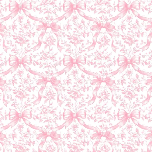 Miniatura 8 de FYSUIMU Papel Tapiz Floral con Lazo Azul Despegar y Pegar en Rollo, Papel de Contacto Coquette con Moños y Flores, Autoadhesivo, Decoración de Pared
