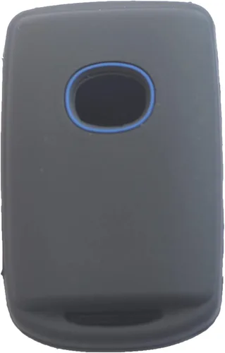 Miniatura 6 de 2 fundas para llavero de 3/4 botones compatibles con Mazda, Negro con blanco y negro con azul, Pequeño