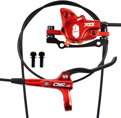 Miniatura 7 de CNC MTB Juego de Frenos de Disco Hidráulicos, Frenos de Disco Hidráulicos para Bicicleta de Montaña CNC Derecha Delantero 800mm Izquierda Trasero