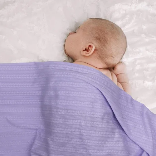 Miniatura 6 de DRESHOW BQUBO Manta Receptora para Recién Nacido y Niño Pequeño Cálida para Niñas con Gorro de Lazo y Diadema de Lazo Regalo de Baby Shower 1 juego