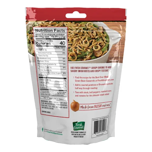 Miniatura 2 de Fresh Gourmet Trío de ingredientes para ensaladas, envolturas, verduras, hamburguesas, sándwiches y aperitivos, adornos crujientes para ensaladas